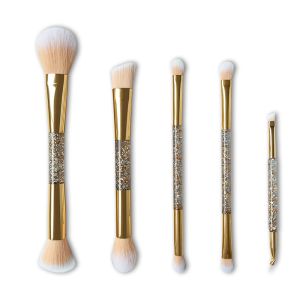 Buy cheap Double End Multifunction Makeup Brush , Glitter Customize Plastic Makeup Brushes from wholesalers