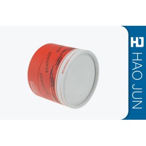 Cardboard Cylinder Containers / Red Paper Cylinder Box Packaging For Candy
