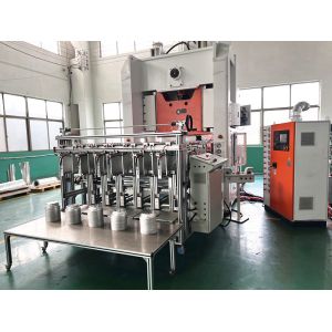 Buy cheap 12000 Pcs / Hour Automatic Aluminium Foil Container Making Machine For Large Scale Production from wholesalers