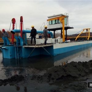 14" 2000CBM/Hr Sand Dredger Machine Hard Riverbed Mining