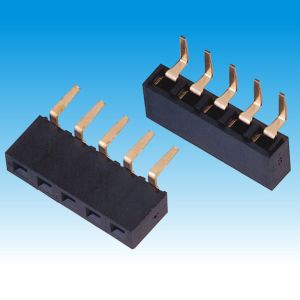 Buy cheap Single Row Female Header Connector Mono Lateral Bottom Entry High Accuracy from wholesalers