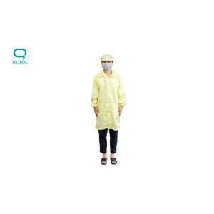 Buy cheap ESD 100D Cleanroom Smock Gown Polyester Workwear Uniform from wholesalers