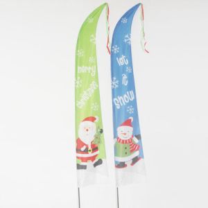 Buy cheap Christmas Garden Flag Sant Claus and Snowman from wholesalers
