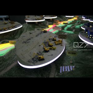 Buy cheap Realistic Oem Scale Mining Construction Building Site Model 1/200 Realistic Style with Refined Handmade And CNC Cutting from wholesalers