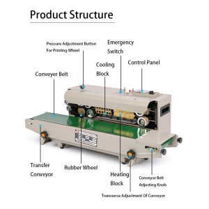 Buy cheap Table Fr 900 Continuous Band Sealer For Iron Products And Aluminum Foil from wholesalers