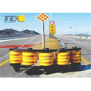 Buy cheap Safe Road Traffic Barrier EVA Material Safety Roller Barrier from wholesalers