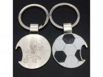Buy cheap Promotion Football Engrave Keychain Bottle Opener,Die Casting zinc alloy 2D football shape keychain beer bottle opener, from wholesalers