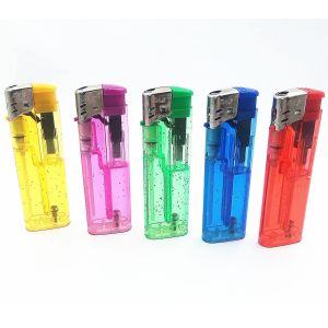 Buy cheap Customization Encendedor Electronic Plastic Lighter Five Colors Gas from wholesalers