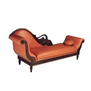 Buy cheap Luxury Custom Leather Chaise Lounge Cushions For Indoor Curved Chaise Lounge product