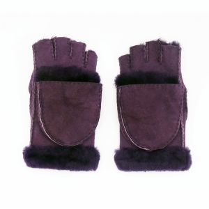 Buy cheap Multifunctional Sheep Skins Leather Mittens Touch Screen With Fingers from wholesalers