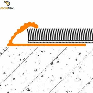 Buy cheap Shiny Gold Carpet Edge Trim , Anodized Carpet To Floor Transition Strip SGS Certified from wholesalers