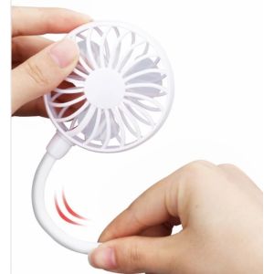 Folding 3 Speed 2000mAh 5hrs Portable Hanging Neck Fan