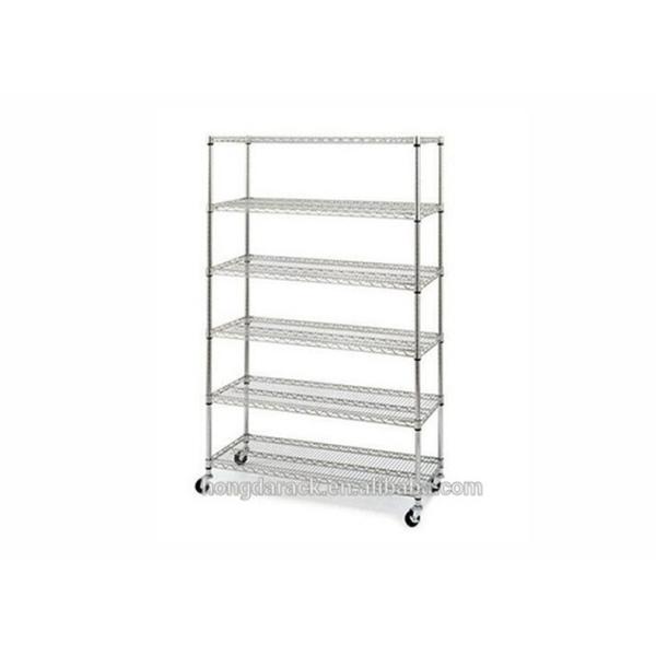 Buy cheap Rust Resistant Chrome Wire Shelving With Steel Wire And Tube Structure from wholesalers