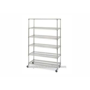 Buy cheap Rust Resistant Chrome Wire Shelving With Steel Wire And Tube Structure from wholesalers