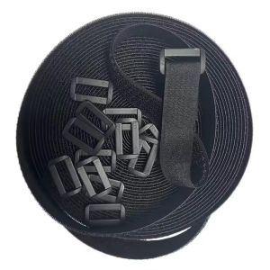 Buy cheap Customized Black Nylon Hook Loop Band Self Adhesive Velcro Straps product