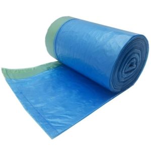 Embossing Surface Handling Plastic Tall Kitchen Drawstring Dustbin Trash Sack on