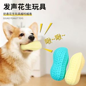 Realistic Peanut Squeaky Toy for Dogs - Engaging Chew Toy for Large Breeds