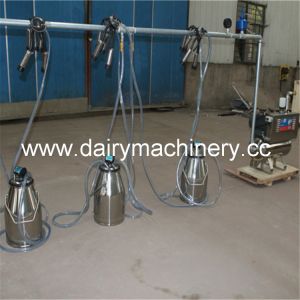 Buy cheap 25L Stainless Bucket Milking Machine with 50kpa Vacuum and 5-6 Cows/Min Efficiency for Dairy Farms from wholesalers