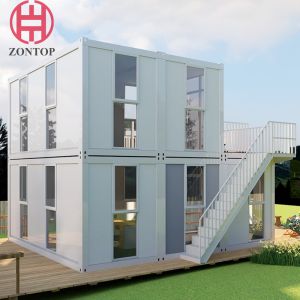 Buy cheap Zontop Modern Frame Cheap  Easy Assemble 2 Story China Designed Modern  Luxry Prefab Prefabricated House Container Home from wholesalers