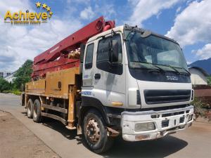 China Truck Mounted Concrete Pump M38-5 Maximum Flexibility On 3 Axles on sale
