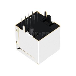 Buy cheap YDS 51F-1202ND2NL Compatible LINK-PP LPJD0011DNL 10/100Base-T Without LED Vertical Industrial RJ45 Ethernet Connector from wholesalers
