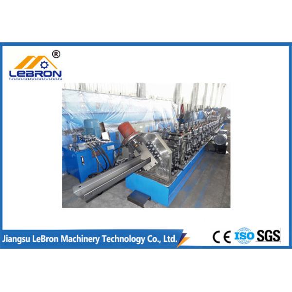 Steel structure 6m to 8m long C purlin roll forming machine / C Z U purlin roll