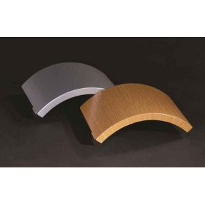 Buy cheap Curved Aluminum Metal Ceiling 19mm Height PVDF coating from wholesalers