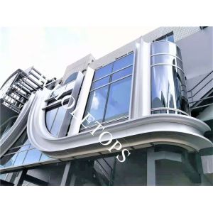 Buy cheap Fireproof 4.5MM Aluminum Column Cladding Wall Aluminum Sheet Width 1220mm from wholesalers