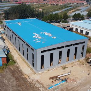 Buy cheap Q235B Prefab Steel Warehouse Building with Aluminized Zinc Cladding from wholesalers