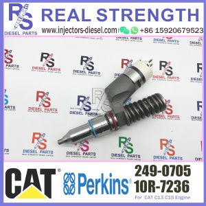 Buy cheap common rail fuel injector 249-0705 C13 C15 C18 Engine Fuel Injector 253-0616 253-0618 249-0705 For CAT Excavator from wholesalers
