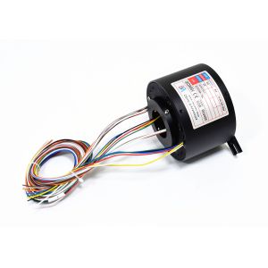 12 * 6A Robot Slip Ring , Electrical Collector Ring Signal Transmitting