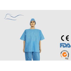Buy cheap Nonwen Aseptic Scrub Suits , Chemical Resistant Disposable Protective Coveralls from wholesalers