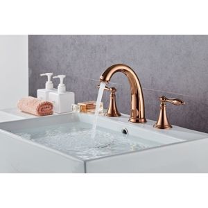 Under Counter ODM Double Handle Wash Basin Mixer