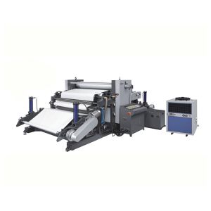 Buy cheap Roll Fed Automatic Paper Embossing Machine With Mechanical Electrical Hydraulic System from wholesalers