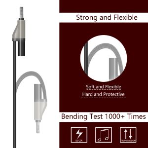 Buy cheap Iphone 7 Plus Usb To Headphone Jack Adapter Splitter With Dual 8 Pin Ports from wholesalers