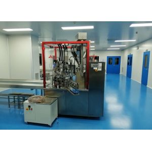 Buy cheap 12 Stations Mascara Filling Machine Intermittent Operating Mode PLC Control from wholesalers