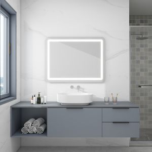 Buy cheap Space Saving Bedroom Vanity With Lights Adjustable brightness Touch Control from wholesalers