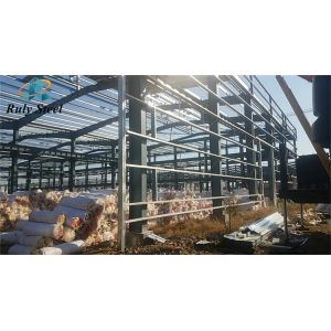 4000 Sq M Steel Structure Warehouse with Insulated Sandwich Panels