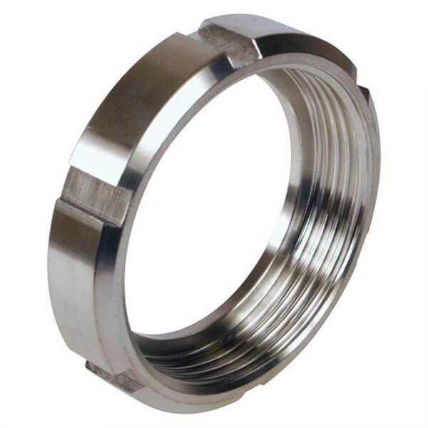 Quality Stainless Steel Round Sanitary Union Nut DIN Sanitary Pipe Fittings for sale