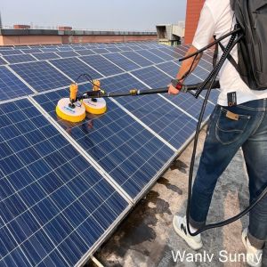 Solar Panel Maintenance Customization Double-Head Rotating Brush with Lithium