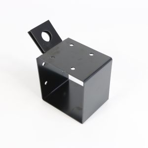 Buy cheap 4"x 4" Pergola Brackets Steel 3-Way Flat Angle Corner Bracket Heavy Duty Black Powder Coated Pergola Kit for Gazebo from wholesalers