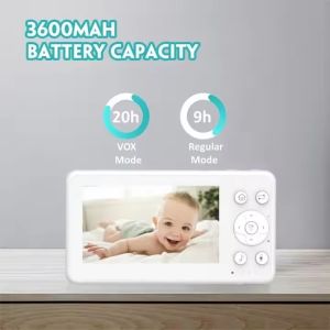 Buy cheap 2.4GHz FHSS Wireless Infant Camera Monitor Video Babyphone with Voice Detection Alarm Mode and Wireless Transmission Way from wholesalers