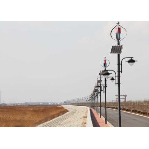 Professional Wind And Solar Hybrid Street Light System 80W Solar Panel