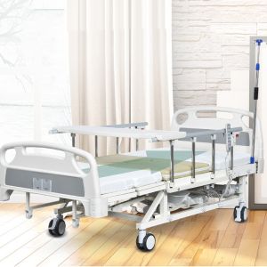 Buy cheap Foldable Guardrail Hospital Patient Bed With Turn Over Side Rails from wholesalers