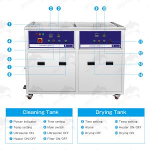 Precision Industrial Ultrasonic Cleaner Equipment for Plastic Injection Molds