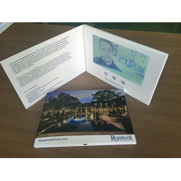 256MB Memory Custom Video Brochures All In One For Construction Campaign Video