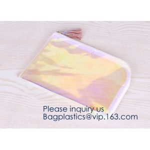 Buy cheap EVA Clear Pouch zipper bag,Slide Zip Lock EVA Pouch Bag with Folding Bottom,Promotional custom printing clear eva cosmet from wholesalers