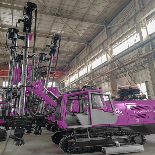 Crawler DTH Drilling Rig Mining Blast Hole Drilling Rig Hydraulic DTH Drilling Machine