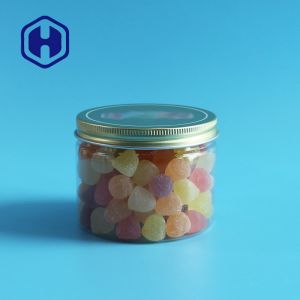 Custom 260ml Plastic Cosmetic Jar Transparent PET Boby Butter Packaging