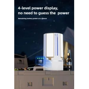 JZ 3 in 1 USB Rechargeable Night Light and Mosquito Killer Lamp for Camping and